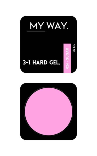 3-1 HARD GEL #024 SUGAR 20ML