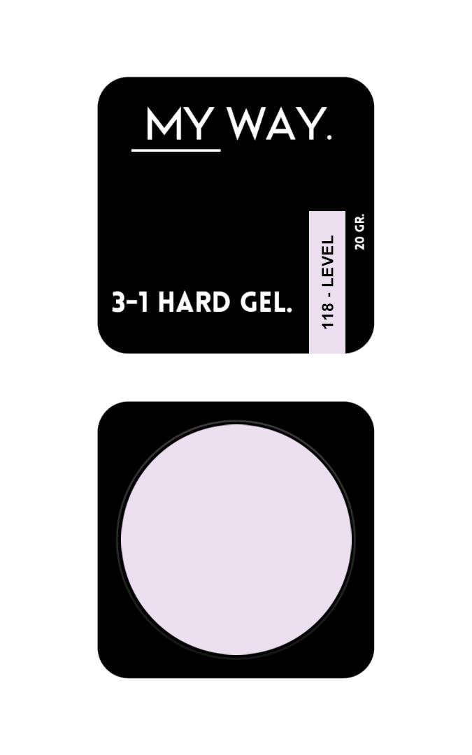 3-1 HARD GEL #118 LEVEL 20ML