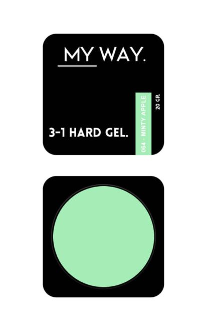 3-1 HARD GEL #064 MINTY APPLE 20 ML