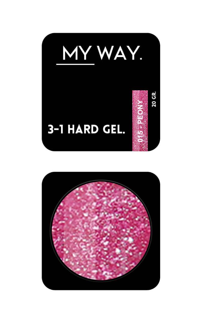 3-1 HARD GEL #015 PEONY 20ML