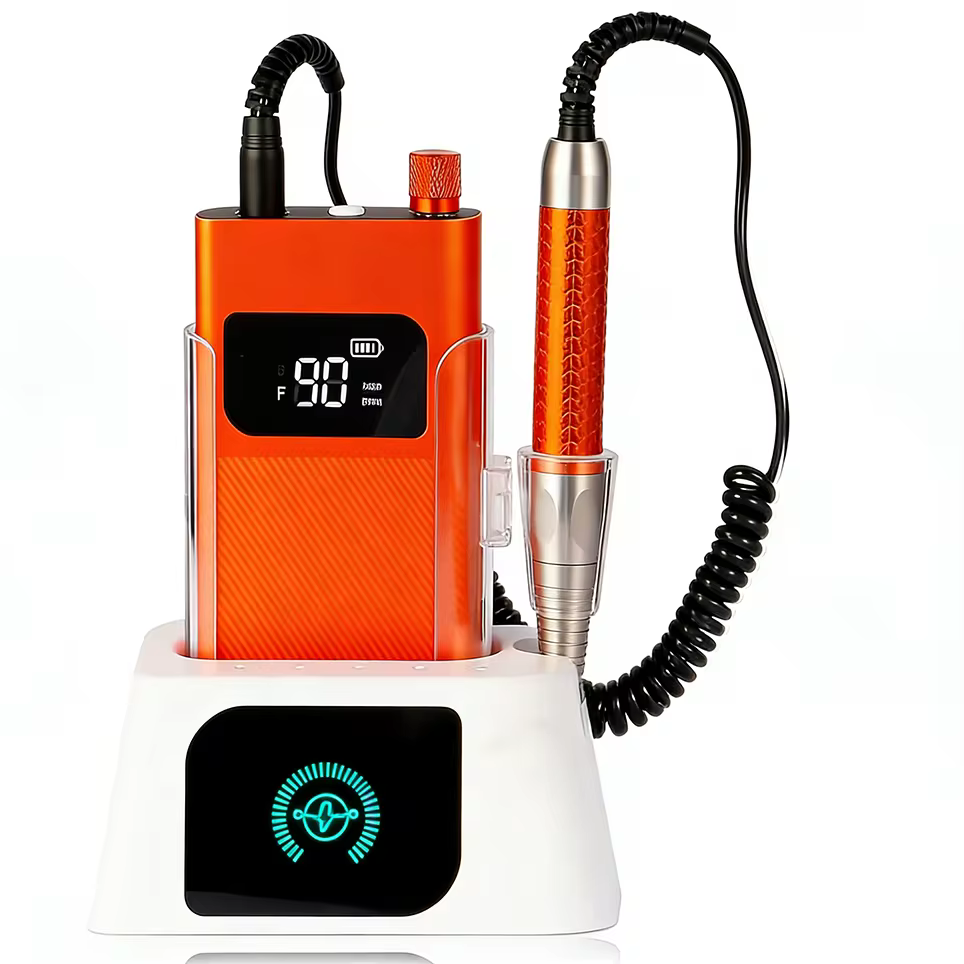 Nieuw model draadloze Frees 40.000 toeren (smart charging docking) kleur Oranje