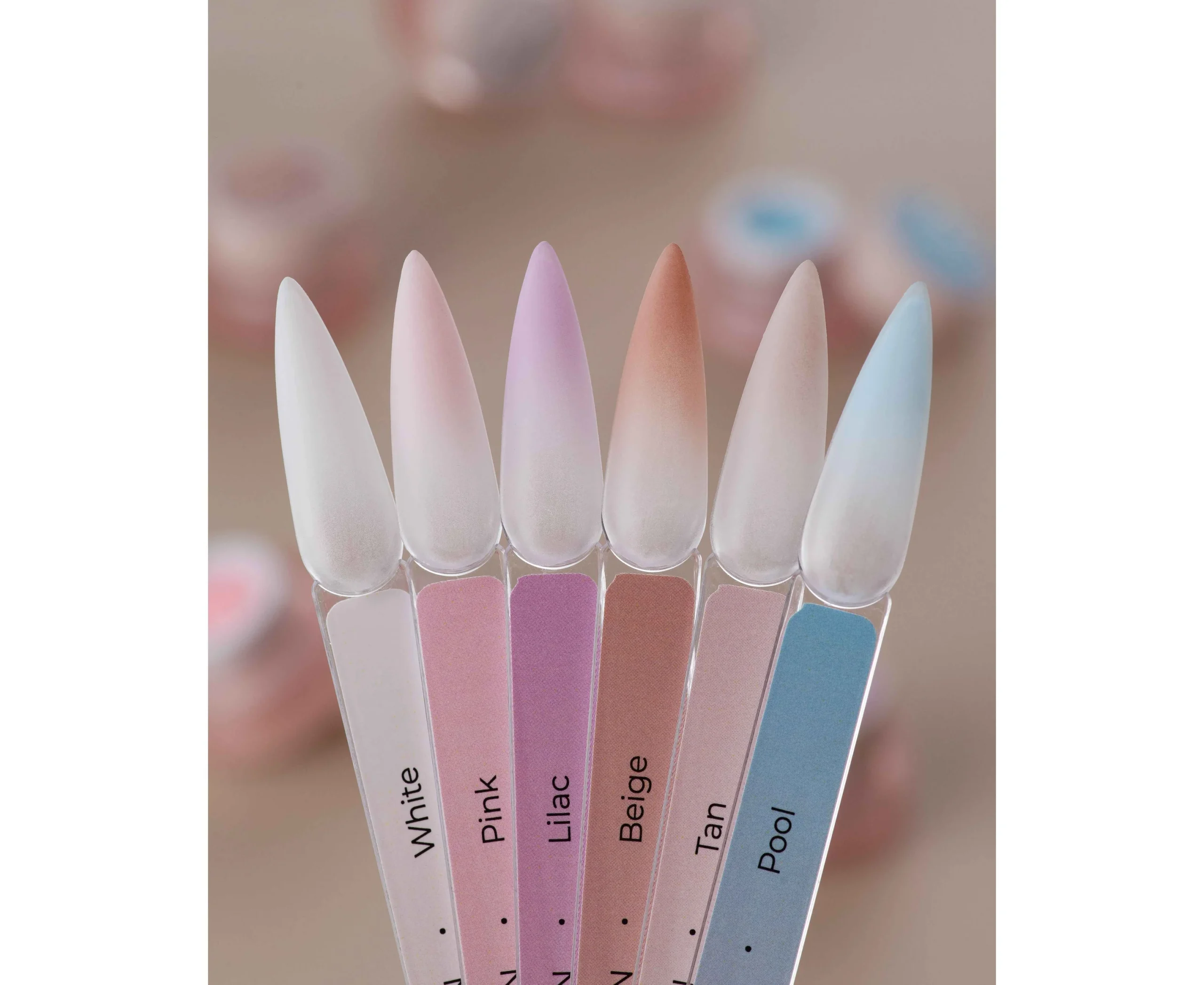 HEYLOVE Nail Cushion Set WHITE, 6 Stuks - Afbeelding 2