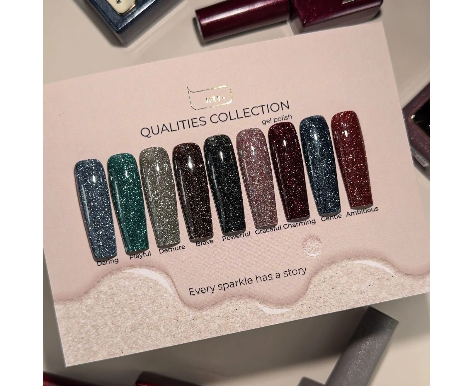 HEYLOVE Reflective Gellak GENTLE, 15ml - Afbeelding 3