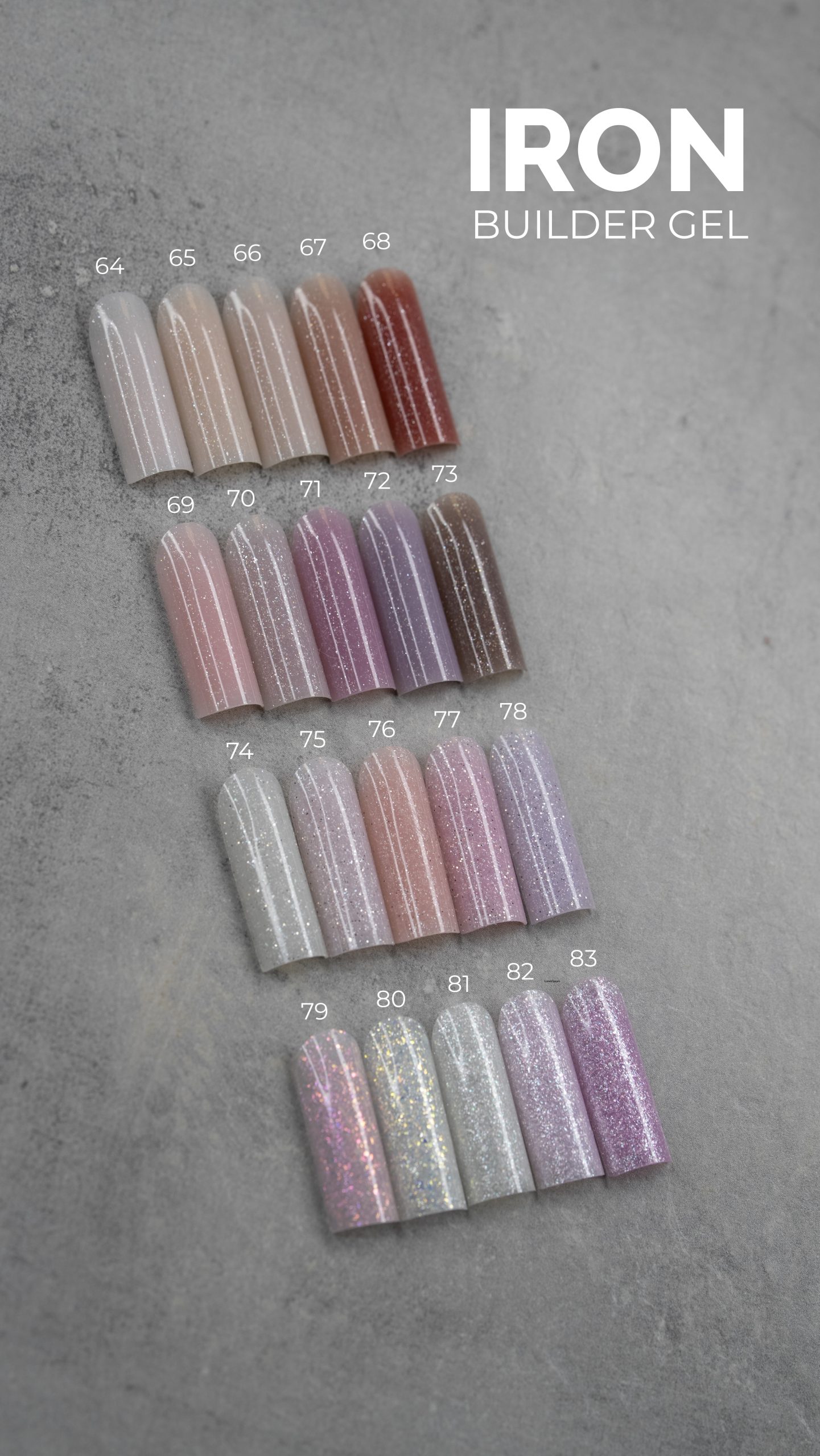 Iron Builder Gel 76 Cream Pink | ANOLE - Afbeelding 3
