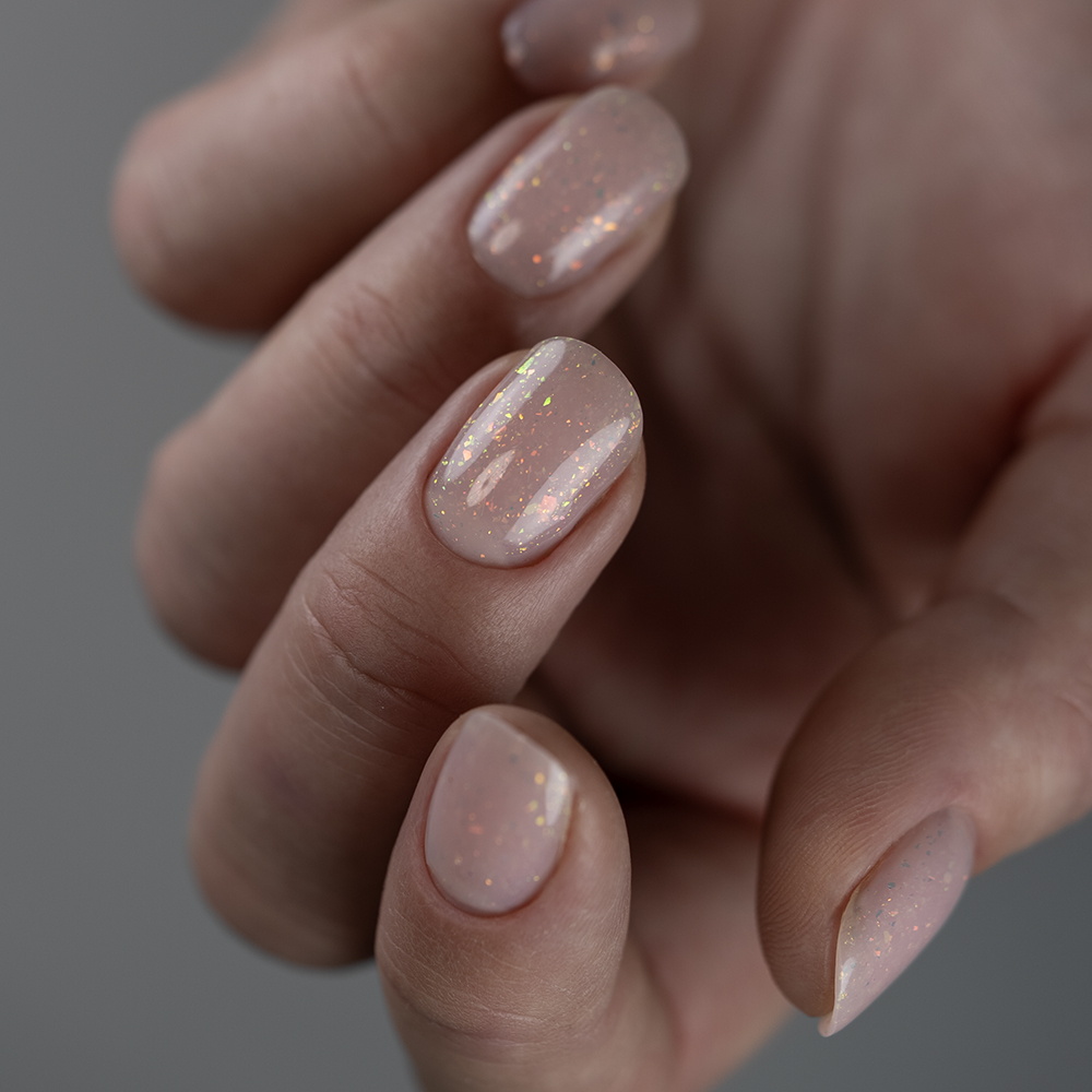 Iron Builder Gel 91 Blush Sparkle | ANOLE - Afbeelding 2