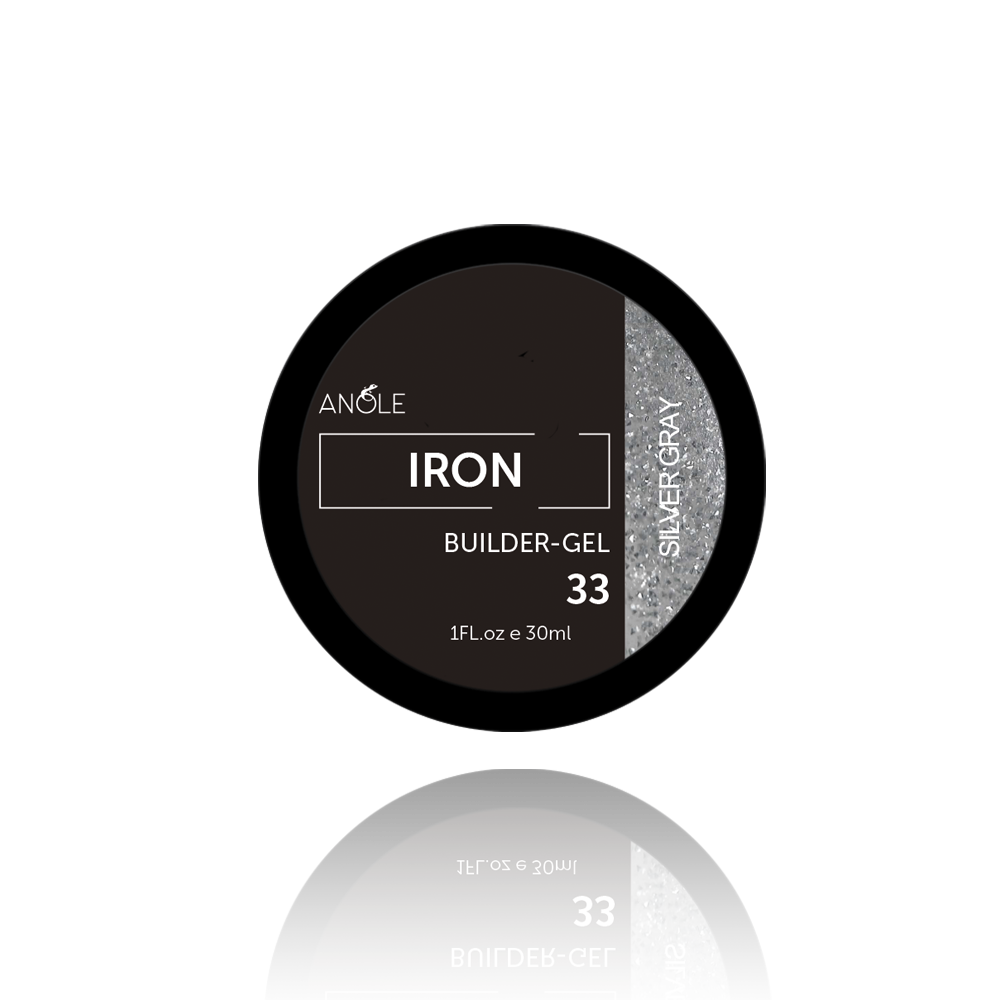 Iron Builder Gel 33 Silver Gray