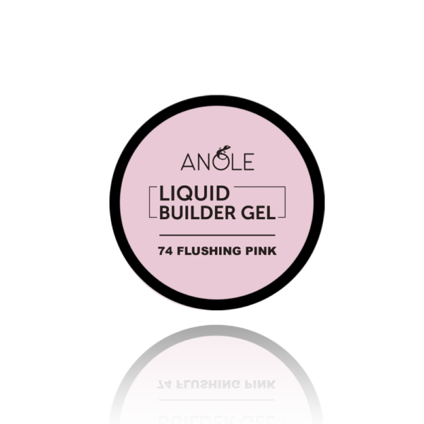 Liquid Builder Gel 74 Flushing Pink | ANOLE