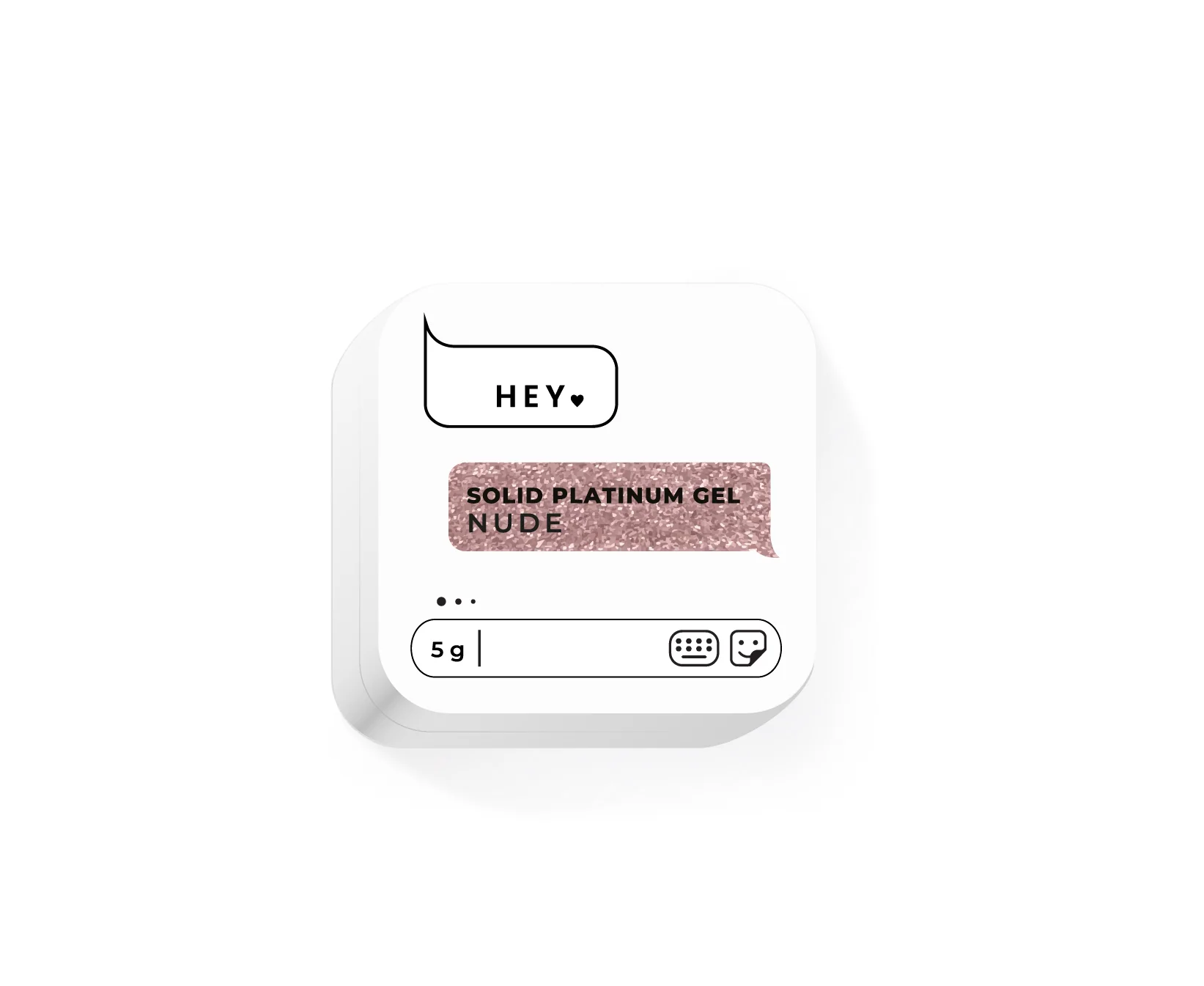 HEYLOVE Solid Platinum Gel NUDE, 5g