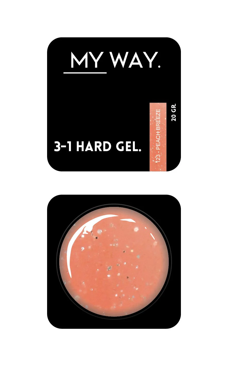 3-1 HARD GEL #123 20 ML (TPO VRIJ)