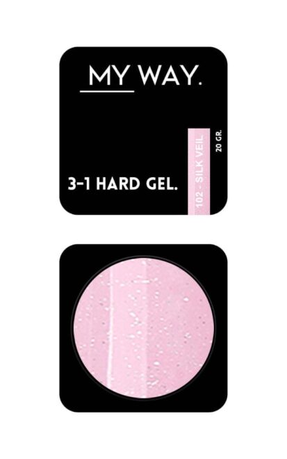 3-1 HARD GEL 102 SILK VEIL 20ML