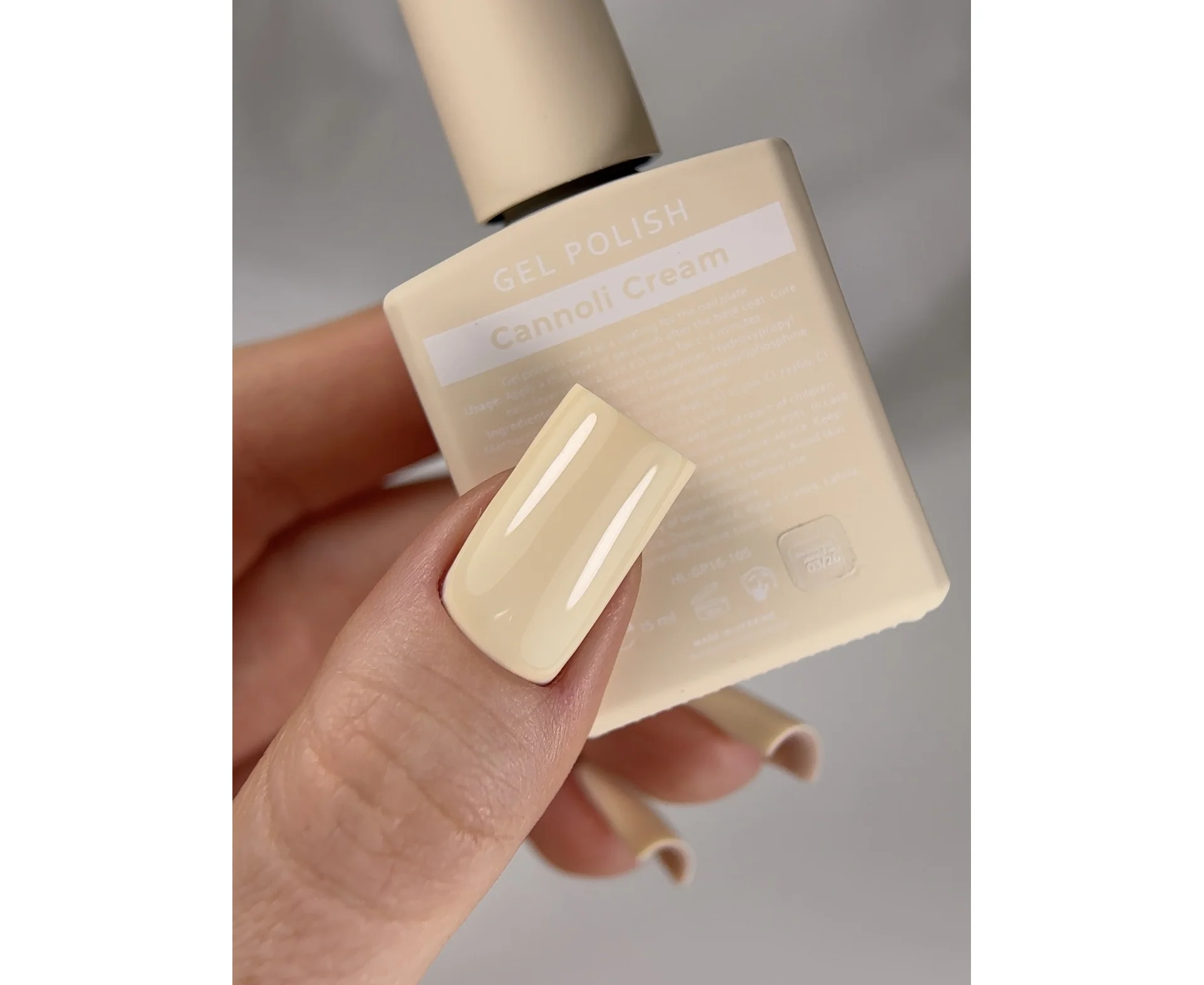HEYLOVE Gellak CANNOLI CREAM, 15ml - Afbeelding 2