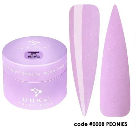 DNKa' Builder Gel NEW FORMULA #0008 Peonies