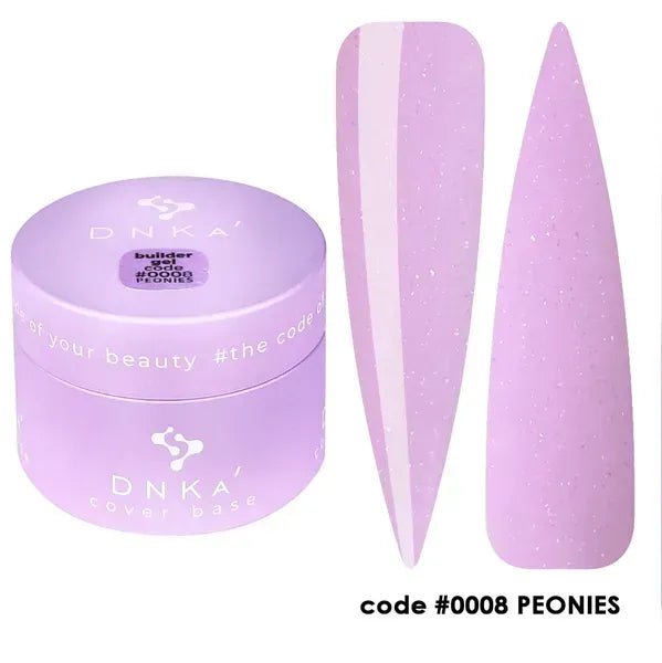 DNKa' Builder Gel NEW FORMULA #0008 Peonies