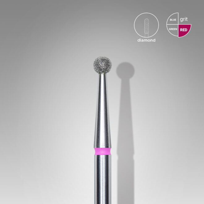 Staleks Diamond Ball 2,5mm (RED=Fijn)