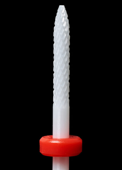TS K11 Keramisch Bitje Kogel Smal Fijn Rechtshandig (Rood)