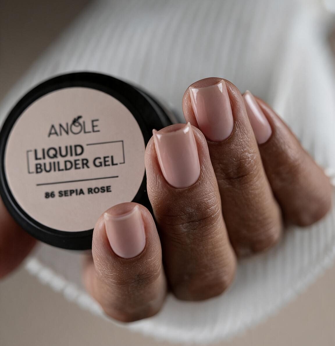 Liquid Builder Gel 86 Sepia Rose | ANOLE - Afbeelding 2